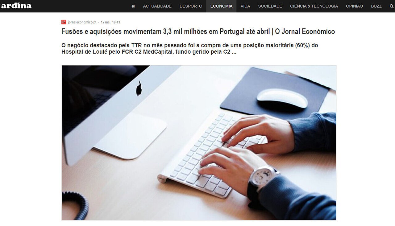 Fuses e aquisies movimentam 3,3 mil milhes em Portugal at abril | O Jornal Econmico